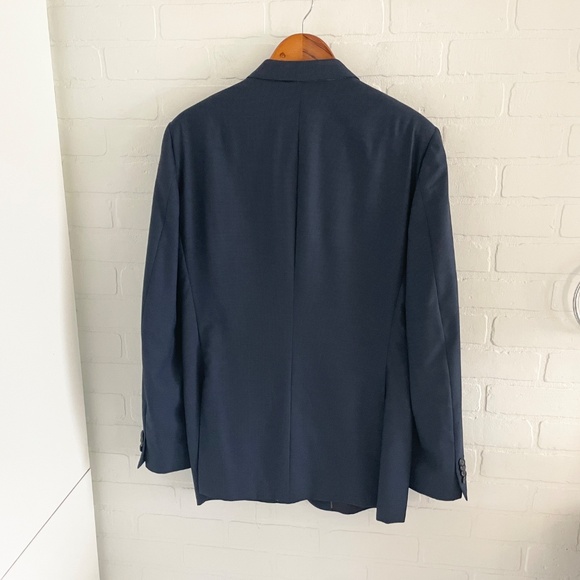 Ermenegildo Z Zegna Men’s Suit Blue Formal Wedding Event Business Casual Sz 52L - Picture 4 of 16